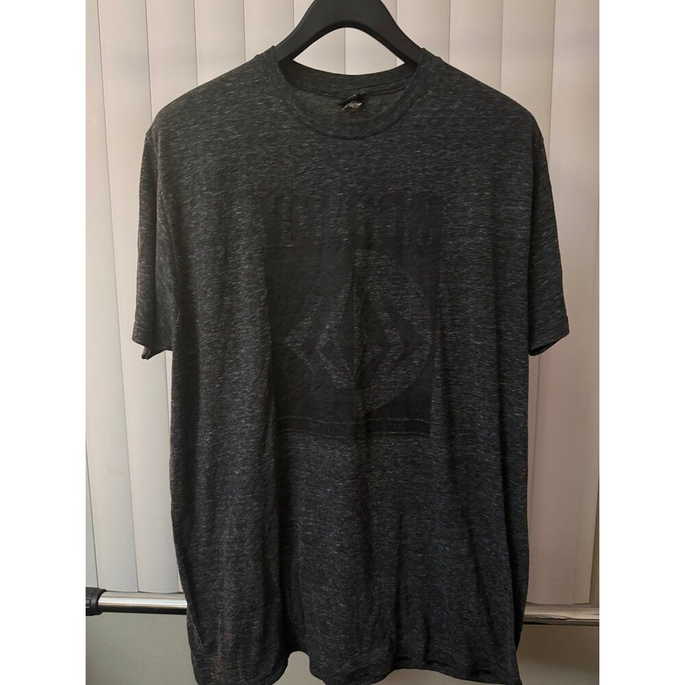 Men’s Volcom Logo Dark Gray Shirt Size Large